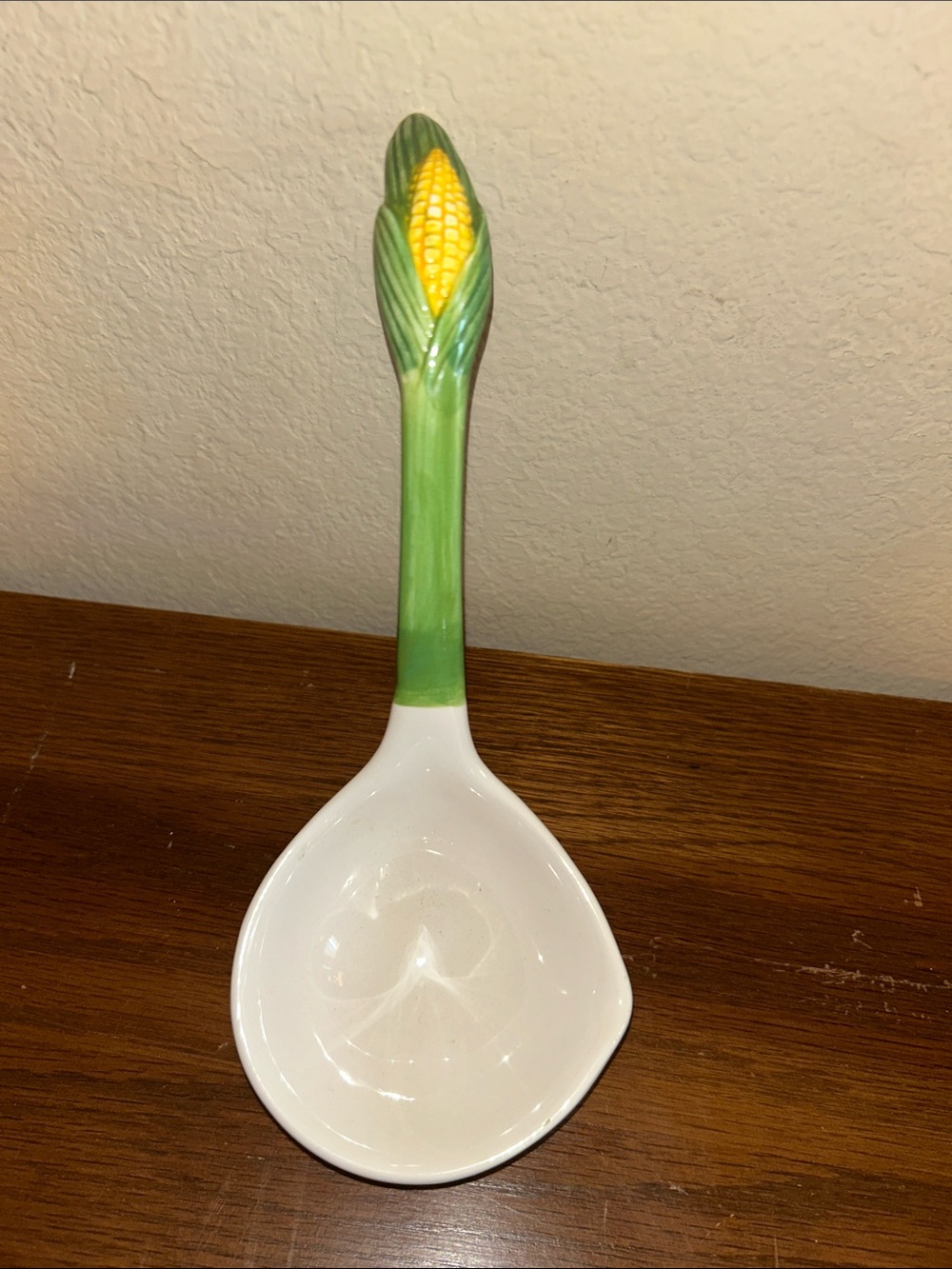 Replacement Vintage Ceramic Corn Tureen Ladle Spoon